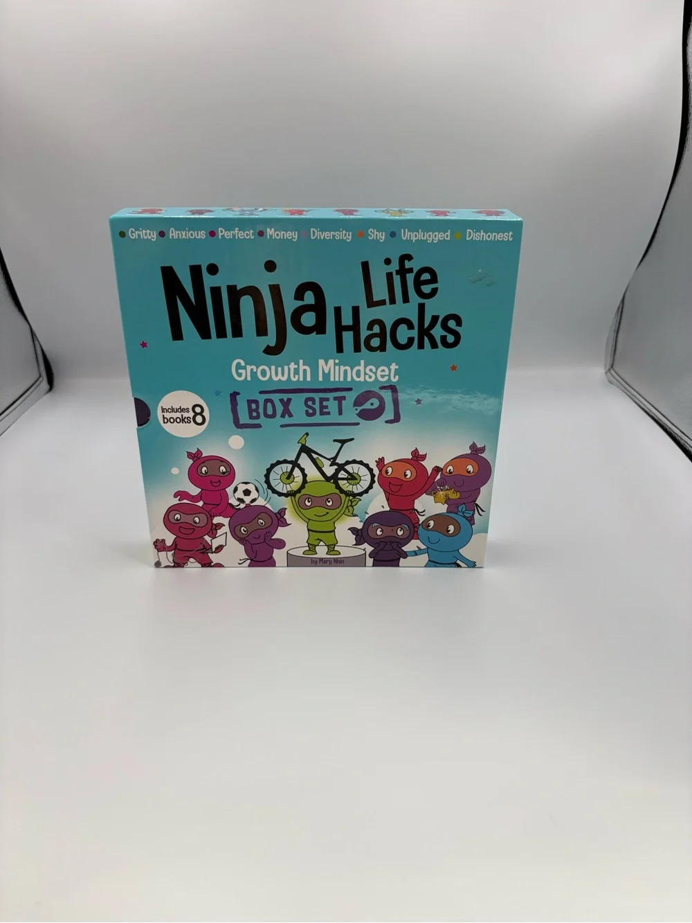 Ninja Life Hacks Growth Mindset 8 Bk Box Set By Mary Nhin